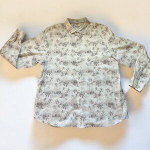 Men's Tommy Bahama Long Sleeved Linen Shirt Size XL TG